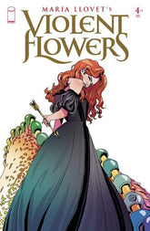 Image Comics Comic Books VIOLENT FLOWERS #4 (OF 4) CVR B MARIA LLOVET BLACK DRESS VAR (MR) 70985304100900411 1024IM441