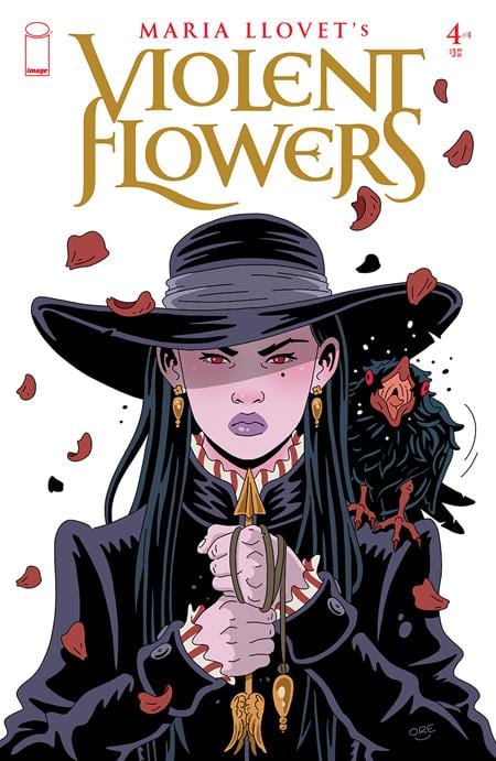 Image Comics Comic Books VIOLENT FLOWERS #4 (OF 4) CVR D JESUS ORELLANA VAR (MR) 70985304100900421 1024IM443