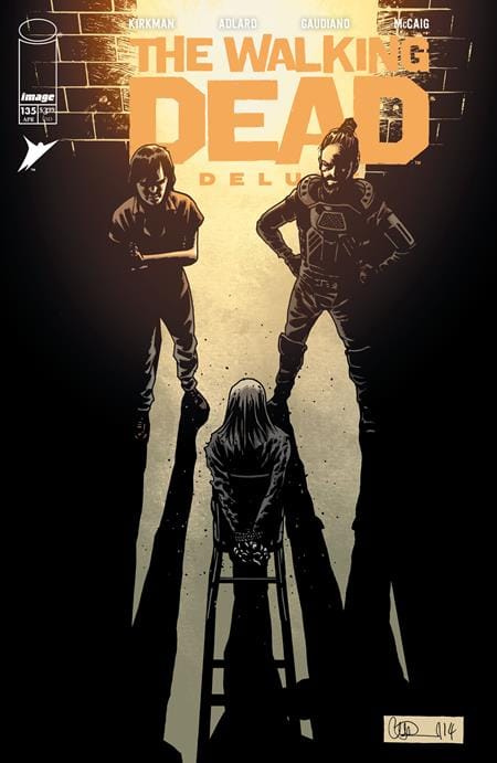 WALKING DEAD DELUXE #135 CVR B CHARLIE ADLARD & MAVE MCCAIG VAR (MR)