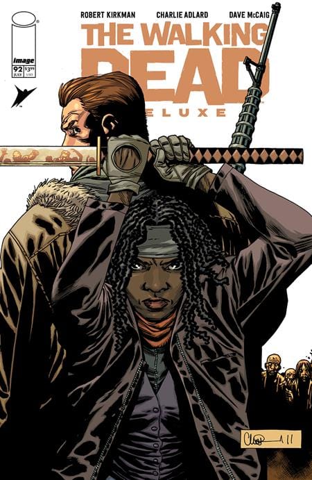 Image Comics Comic Books WALKING DEAD DELUXE #92 CVR B CHARLIE ADLARD & DAVE MCCAIG VAR (MR) 70985303037909221 0524IM386