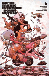 Image Comics Comic Books WERE TAKING EVERYONE DOWN WITH US #6 (OF 6) CVR B JESSE LONERGAN VAR (MR) 70985304267900621 0725IM441