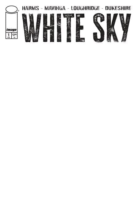 WHITE SKY #1 CVR D BLANK SKETCH VAR (MR)