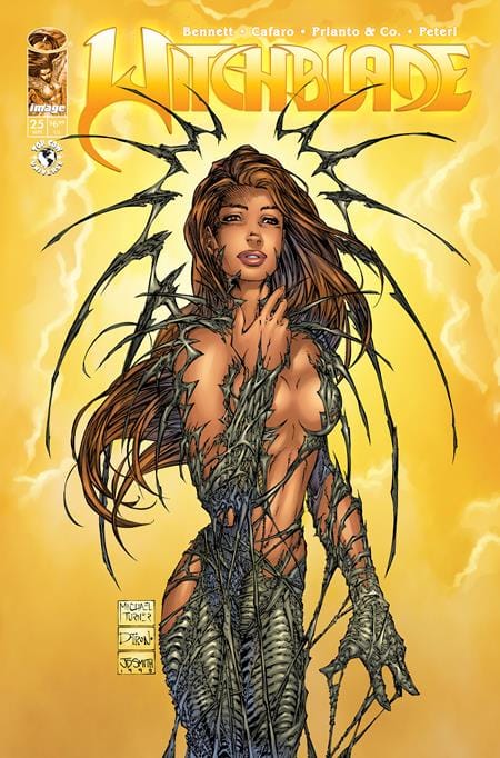WITCHBLADE #25 CVR D INC 1:50 MICHAEL TURNER & DTRON SPOT FOIL VAR (Release Date: 09/09/2026)