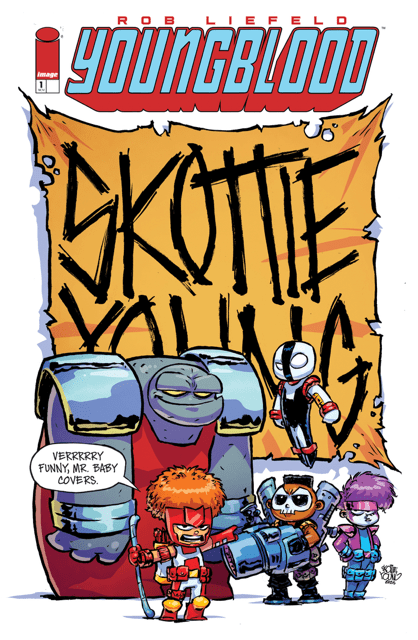 Image Comics Comic Books YOUNGBLOOD #1 (2025) CVR C SKOTTIE YOUNG VAR 70985304513700131 0925IM0249