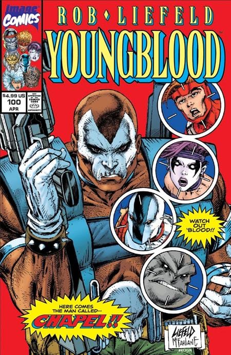 Image Comics Comic Books YOUNGBLOOD #100 CVR G ROB LIEFELD & TODD MCFARLANE VAR 70985304675210071 0226IM0281