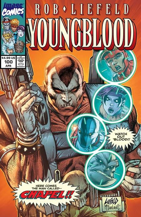 Image Comics Comic Books YOUNGBLOOD #100 CVR N ROB LIEFELD & TODD MCFARLANE VAR 70985304687510051 0226IM8473