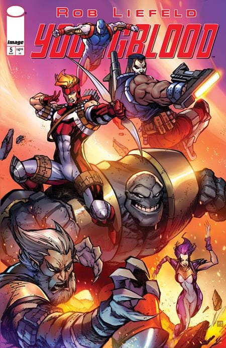 Image Comics Comic Books YOUNGBLOOD #5 CVR D ALE GARZA VAR (MR) 70985304513700541 0126IM0461