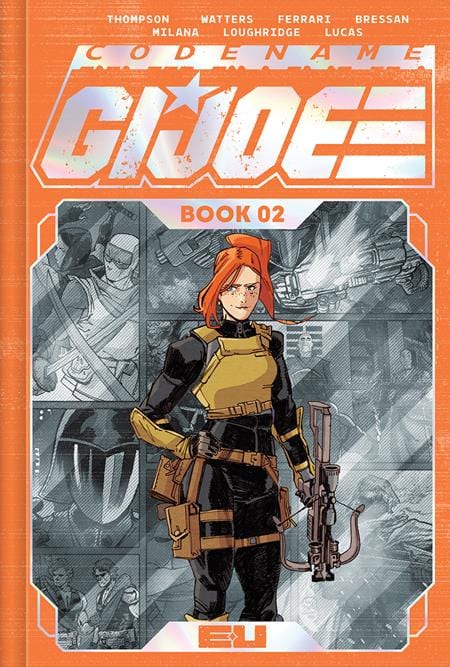 Image Comics Graphic Novel CODENAME GI JOE DELUXE EDITION HC BOOK 02 MARCO FERRARI SPOT FOIL CVR 9781534332546 0625IM425