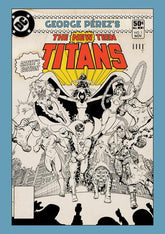 Image Comics Graphic Novel GEORGE PEREZS NEW TEEN TITANS ARTISTS EDITION HC CHARGE CVR 9781534331358 1125IM0411