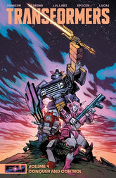 Image Comics Graphic Novel TRANSFORMERS TP VOL 04 CONQUER AND CONTROL DIRECT MARKET EXCLUSIVE DANIEL WARREN JOHNSON & MIKE SPICER SWORD CVR 9781534335653 0925IM0463