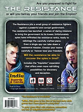 Indie Boards & Cards Board Games > Party Games Resistance 3E 722301926178 IBC RES3