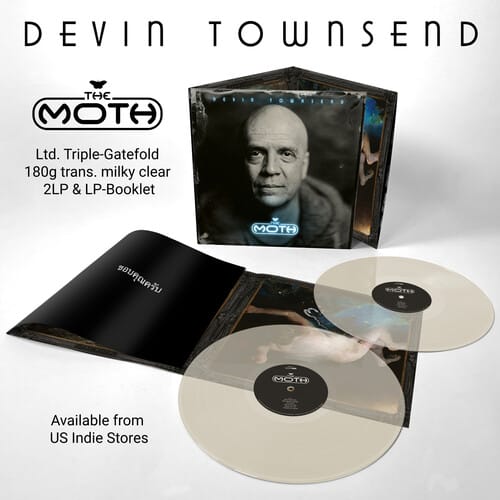 Inside Out Music > Vinyl Records Devin Townsend - The Moth (Indie Exclusive, Clear Vinyl, White, Booklet, Gatefold LP Jacket) 199584330310 INOM433031.1