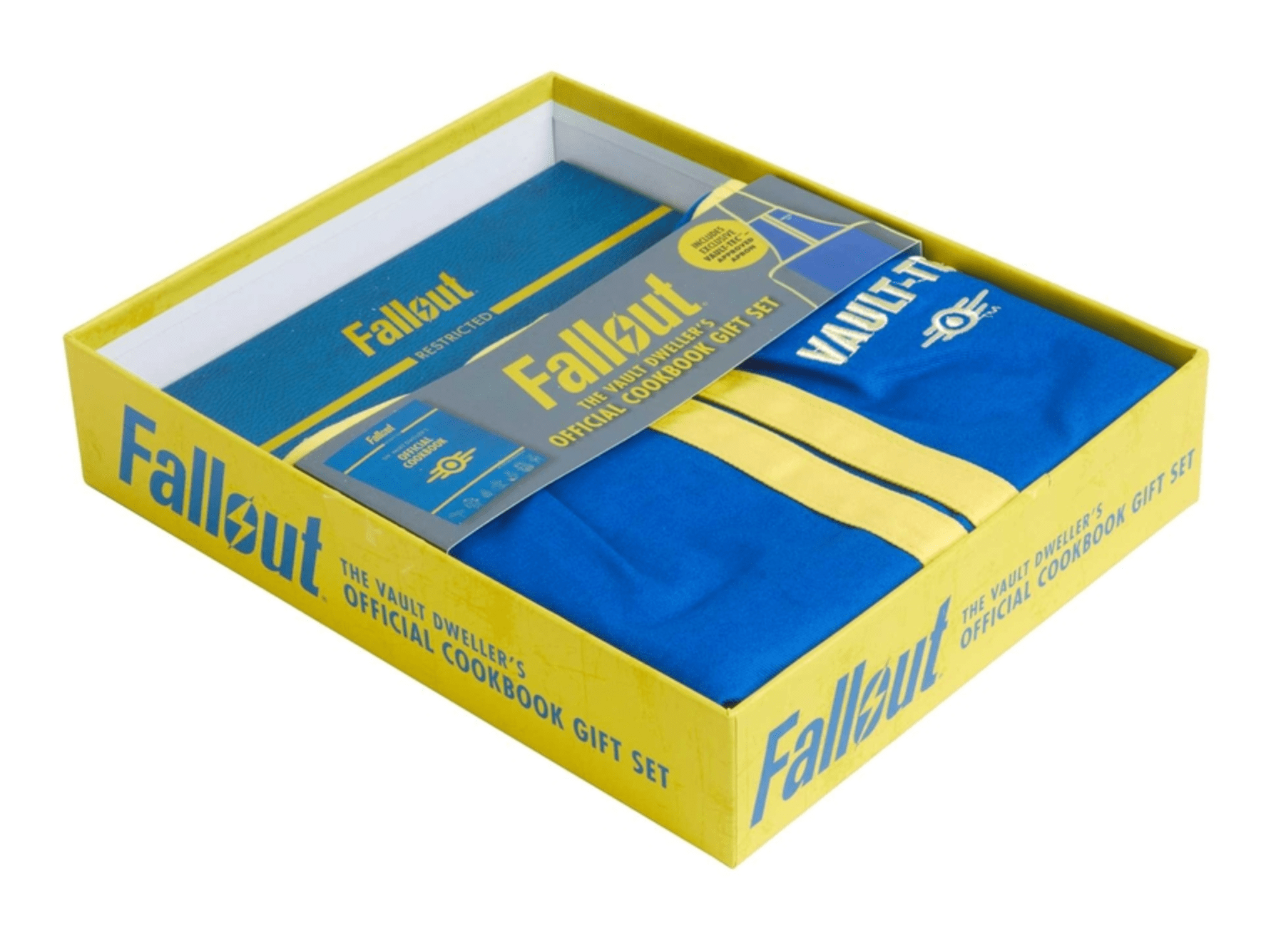Insight Editions Books > Art & Gifts > Cookbooks Fallout: The Vault Dweller's Official Cookbook Gift Set [With Apron] 9781647222666 ING-9781647222666