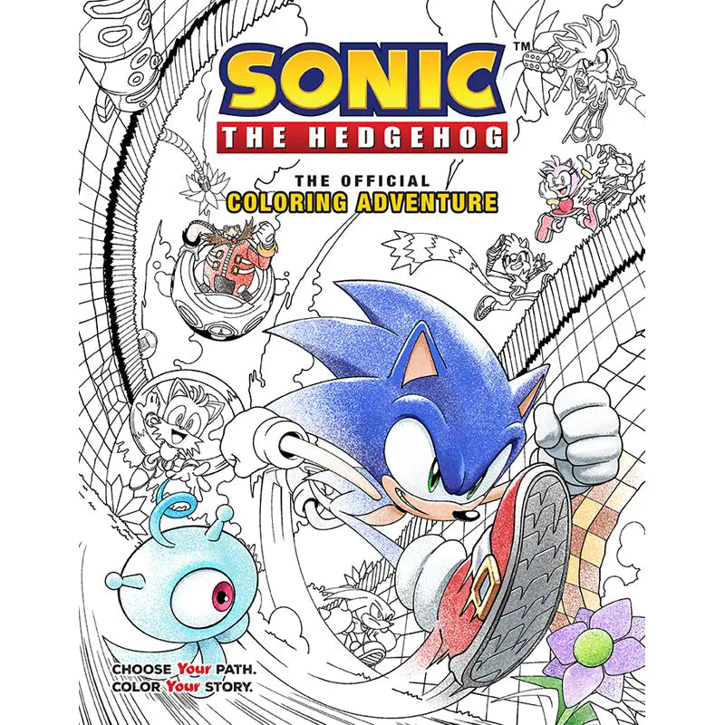 Insight Editions Books > Coloring Books Sonic the Hedgehog: the Official Coloring Adventure 9798886638158