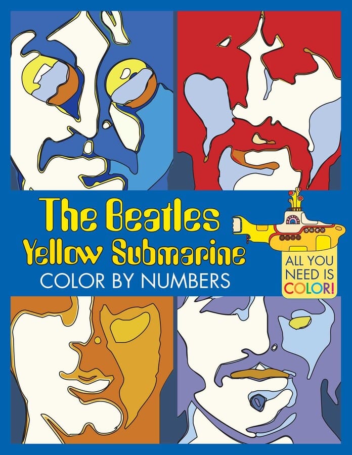 Insight Editions Books > Coloring Books The Beatles Yellow Submarine Color By Numbers 9798886635515 SS-9798886635515