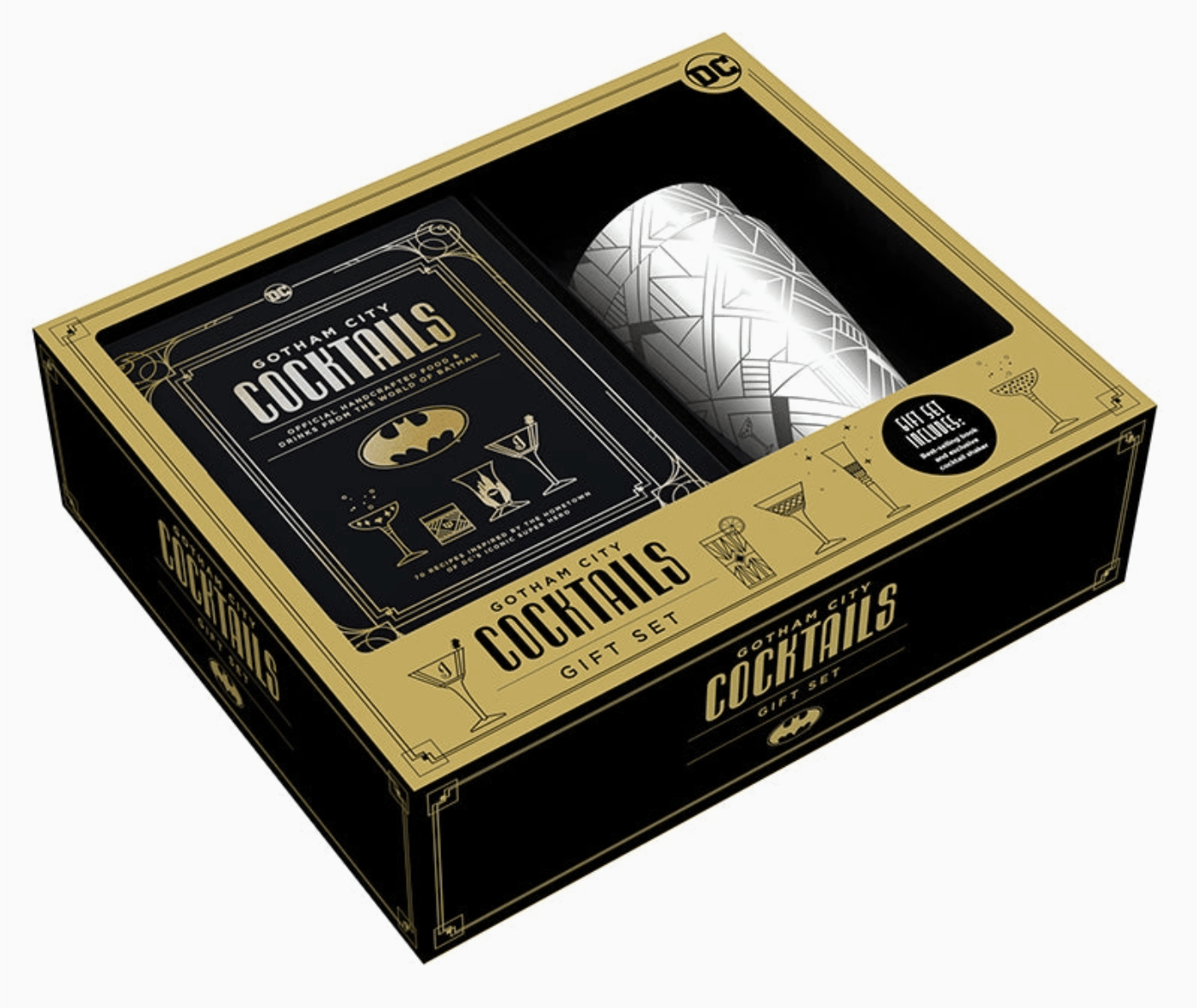 Insight Editions Books > Food, Drink, & Drugs > Cocktails Gotham City Cocktails Gift Set 9798886632798