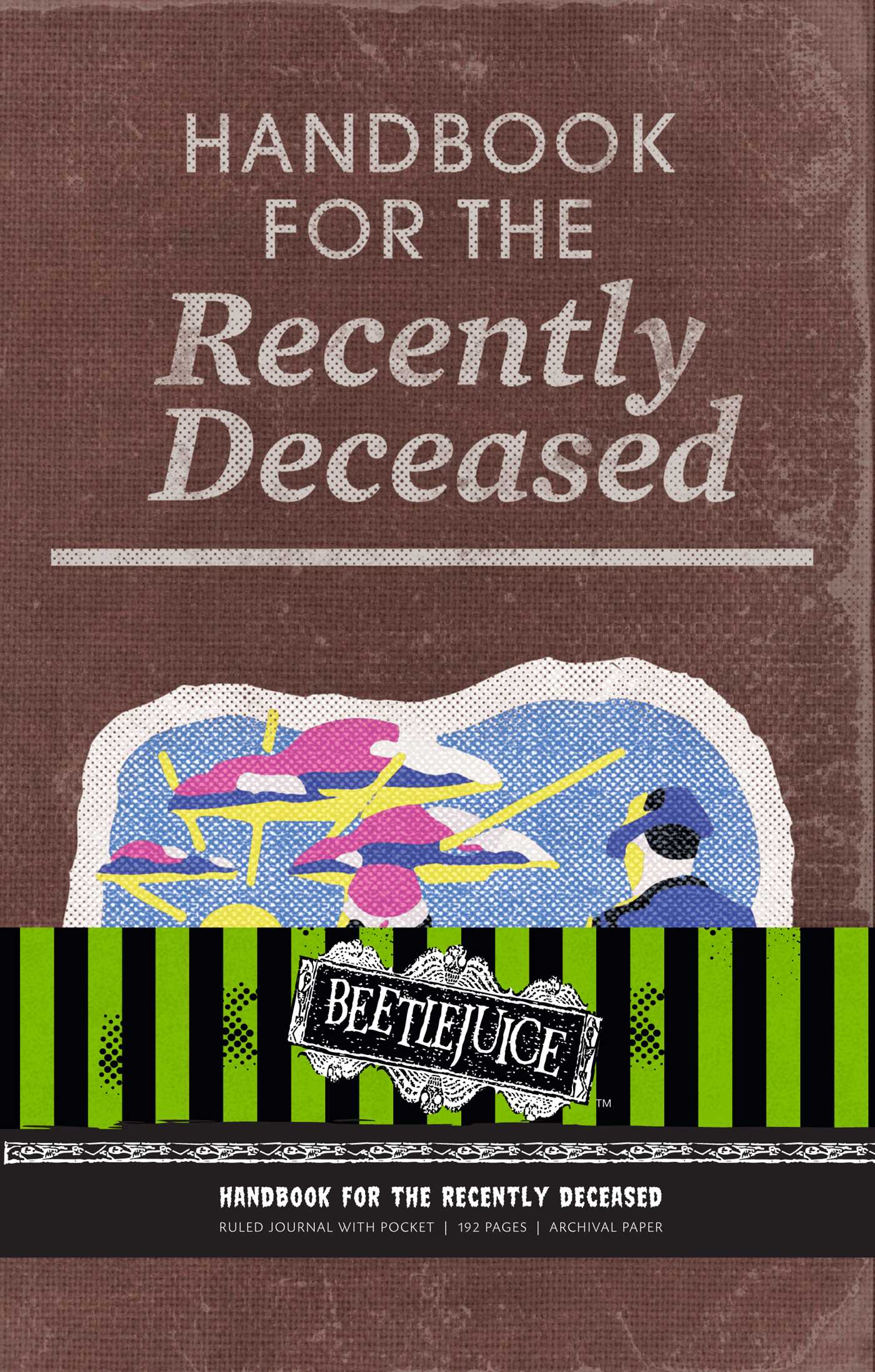 Insight Editions Journals Beetlejuice: Handbook for the Recently Deceased Hardcover Ruled Journal 9781683833338 SS-9781683833338