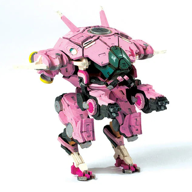 Insight Editions Model Kits > Other Model Kits Incredibuilds: Overwatch - D.Va's Meka 3D Wood Model and Poster 818598020665 9781682981733