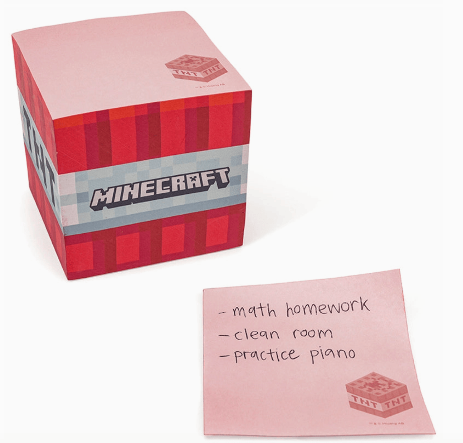 Insight Editions Stationery Minecraft: Tnt Sticky Note Cube 9798886639131