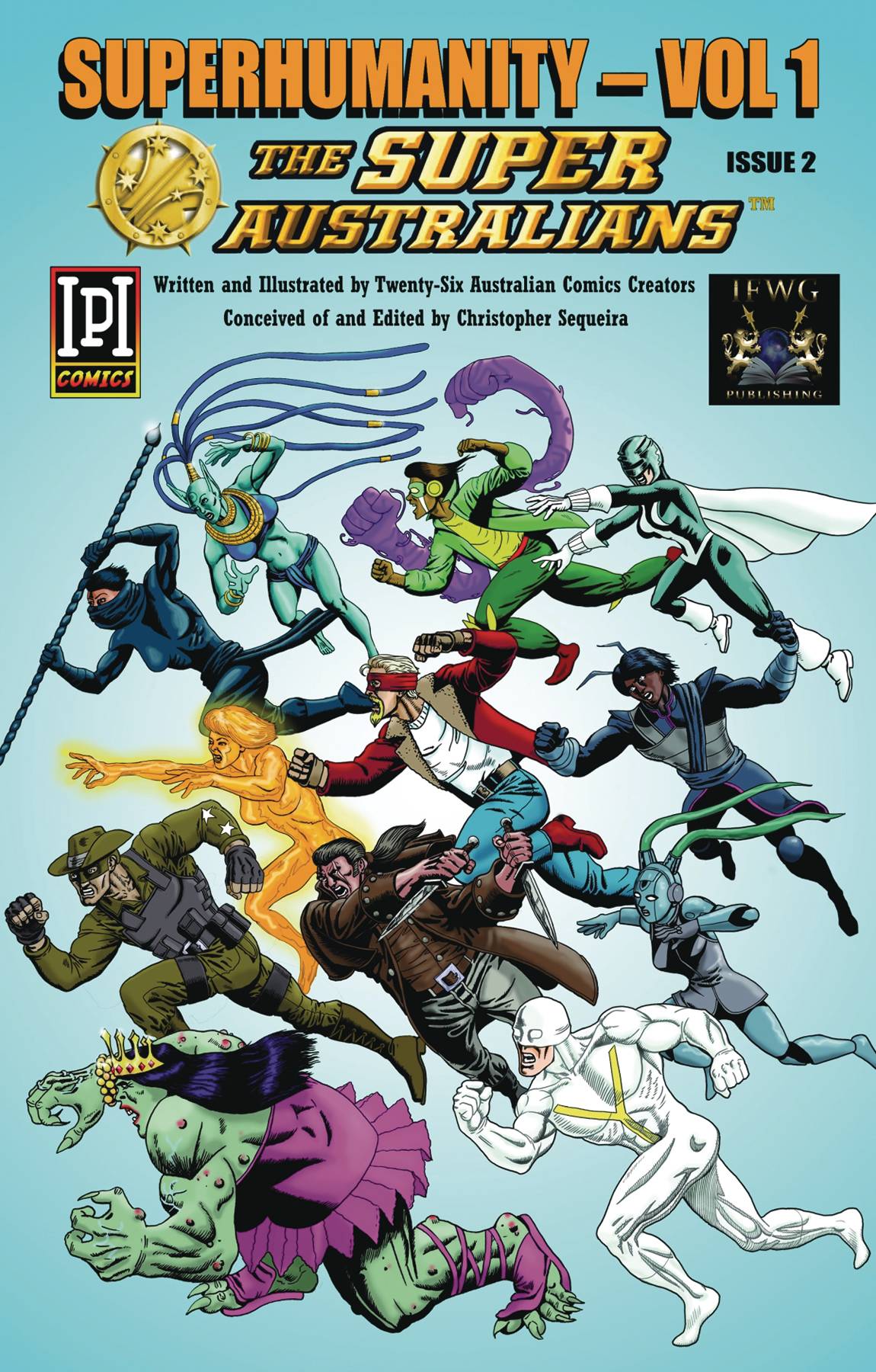 IPI COMICS Comic Books SUPERHUMANITY VOL 01 #2 (OF 4) SUPERAUSTRAILIANS 72402224351000211 FEB241509