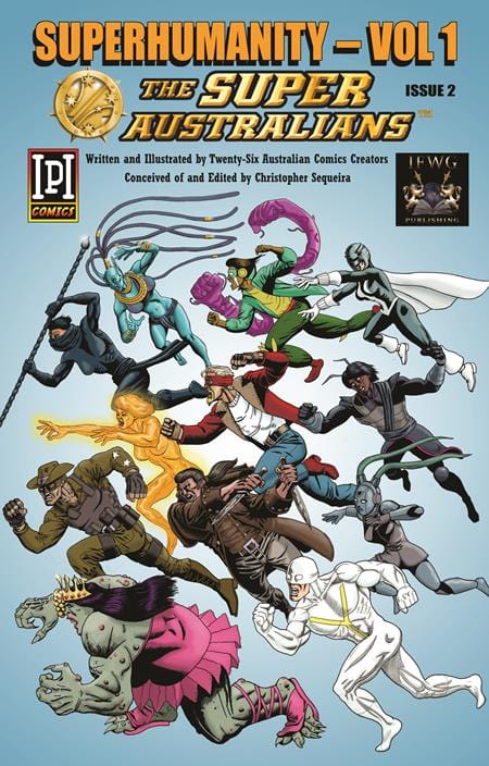 IPI Comics Comic Books SUPERHUMANITY VOL 1 THE SUPERAUSTRALIANS #2 (OF 4) 72402224351000211 0224IP375