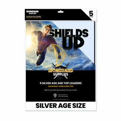Ironguard Supplies Comic Supplies Ironguard: Top Loader 5ct - Silver Age Size 699788850909 SUP001015