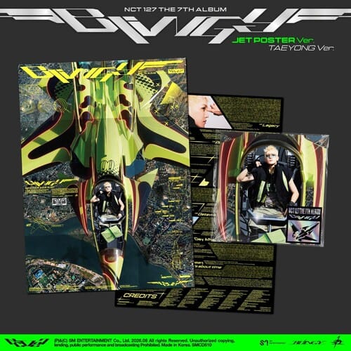 Isolation Network Music > Compact Discs NCT 127 - The 7th Album 'Blingy' (JET Poster Ver.) (TAEYONG) [CD] (Poster, Postcard) 8800371256776 SMTA510.2