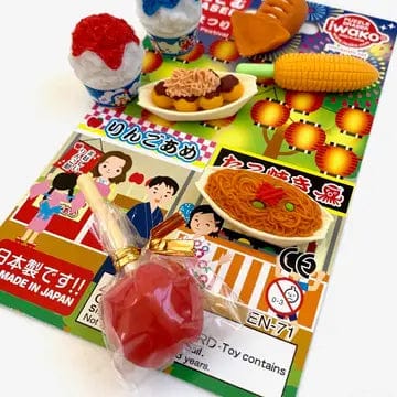 Iwako Miscellaneous > Eraser set BC MINI: IWAKO JAPANESE SNACK ERASER SET 4991685150110