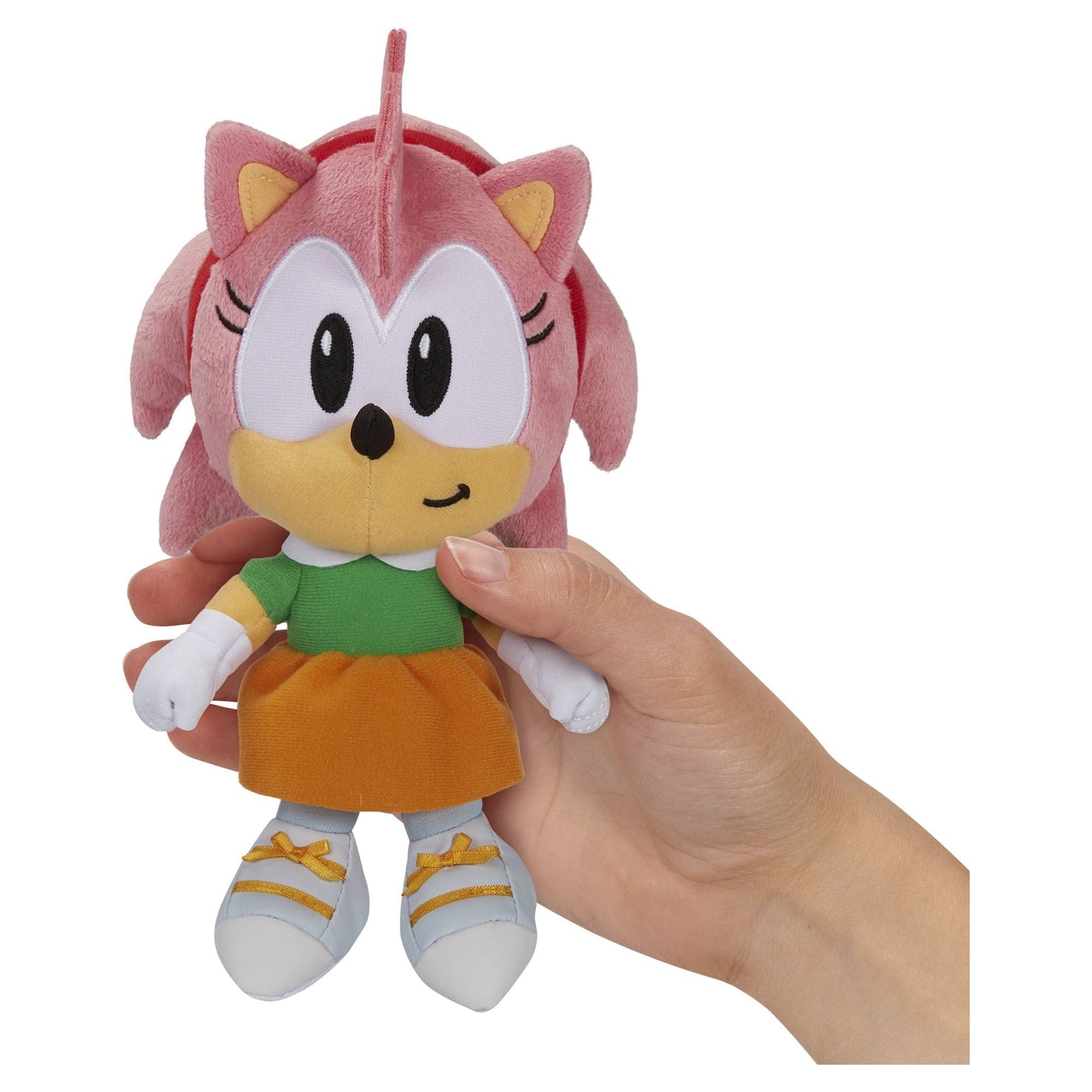 Jakks Pacific Toys > Plushies JAKKS: SONIC THE HEDGEHOG - AMY 7IN PLUSH 192995423503