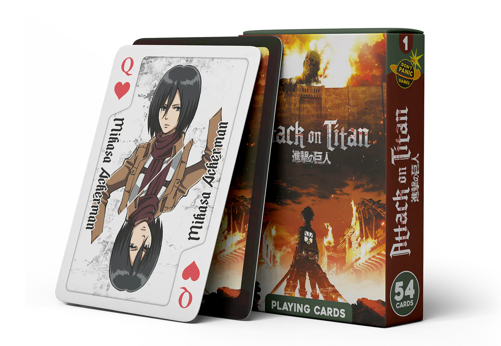 Japanime Games Games > Playing Cards Mangacards Playing Cards - Attack on Titan 3663411600930 JPGL420103