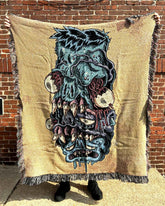 JIMMY GIEGERICH Home > Other Home Monster Heads Woven Blanket