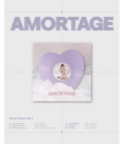 Jisoo Music > Vinyl Records Jisoo - Amortage - Heart Version - incl. Photobook, Sticker + Poster [Import] 8800303086471 YGEN0308647.1