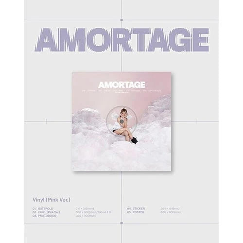 Jisoo Music > Vinyl Records Jisoo - Amortage - Pink Version [Import] (Sticker, Photo Book, Poster, Asia - Import) 8800296361777 YGEN9636177.1