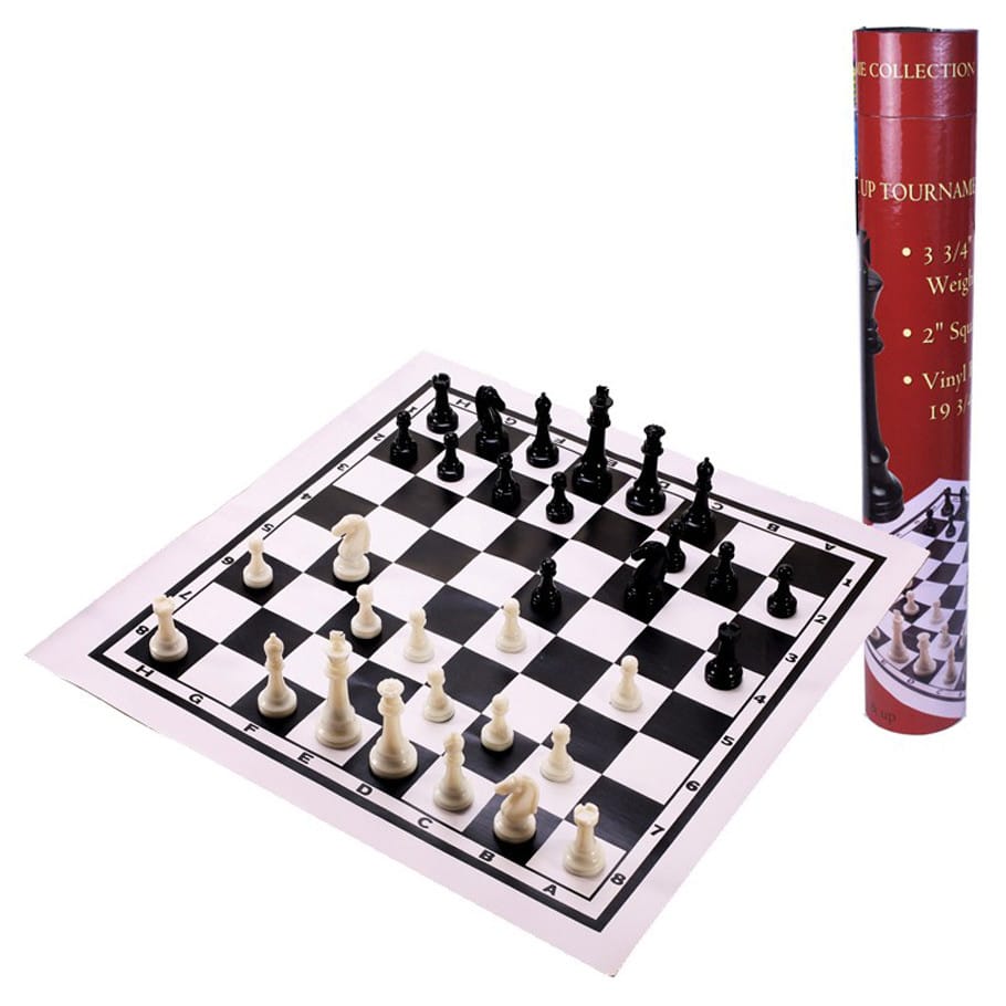 John Hansen Company Board Games Chess: Roll Up Set 025766045614 JHC4561