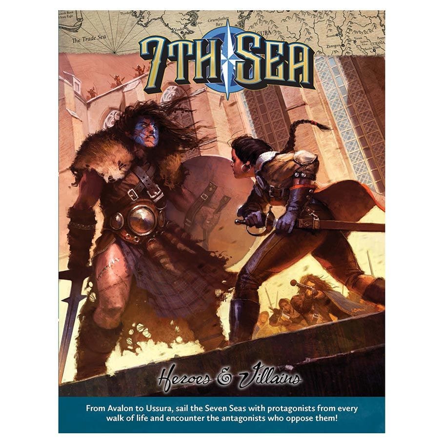 John Wick Presents Tabletop Games > Role-Playing Games 7th Sea 2E: Heroes and Villains 9781987916614 JWP 7002