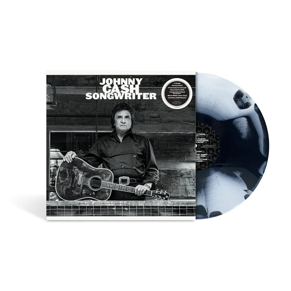 Johnny Cash Music > Vinyl Records Johnny Cash - Songwriter (Indie Exclusive, Limited Edition, Colored Vinyl, White, Black) 602458902464 AMCN141665.1