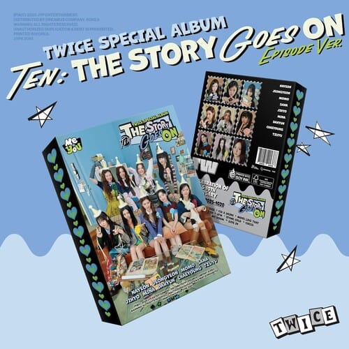 JYP ENT / REPUBLIC Music > Compact Discs TWICE - TEN: The Story Goes On [Episode Ver.] [CD] 198704687846 JYPT207571.2