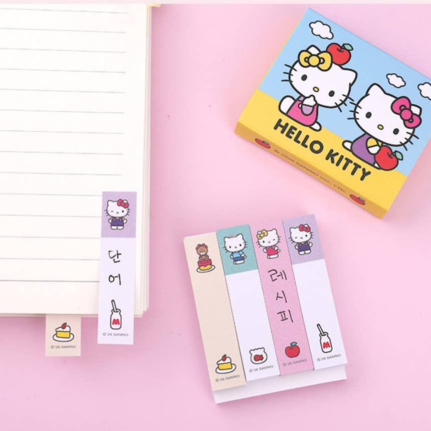 K-Wonderland Game Supplies > Miniature Storage Hello Kitty Compact Storage Box Sticky Memo Set 8800285664674 KW-8800285664674