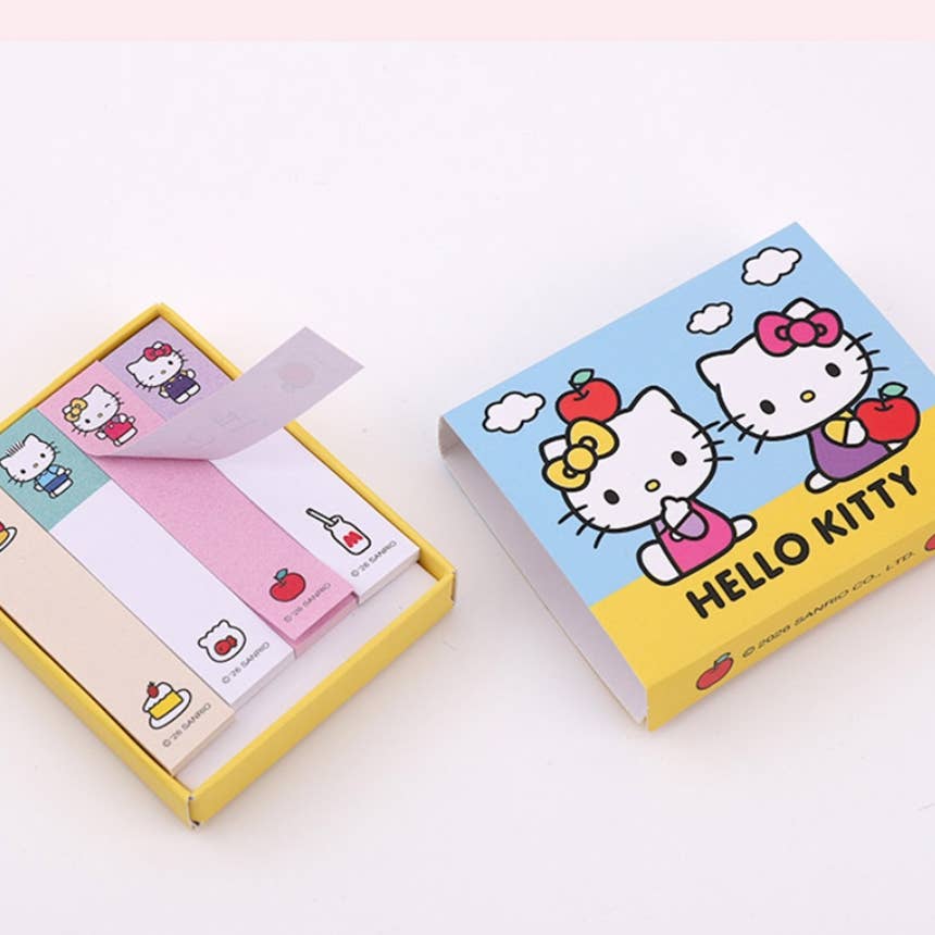 K-Wonderland Game Supplies > Miniature Storage Hello Kitty Compact Storage Box Sticky Memo Set 8800285664674 KW-8800285664674