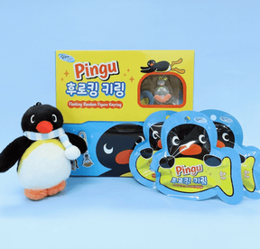 K-Wonderland Miscellaneous > Keychains Pingu Flocking Random Figure Keyring (Blind Box) 8809830212476