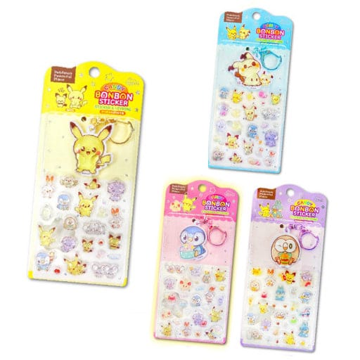 K-Wonderland Miscellaneous > Keychains Pokemon Pocket Peace Candy Bonbon Sticker and Keyring Set 8809955836786 8809955836786