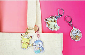 K-Wonderland Miscellaneous > Keychains Pokemon Pocket Peace Candy Bonbon Sticker and Keyring Set 8809955836786 8809955836786