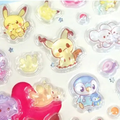 K-Wonderland Miscellaneous > Keychains Pokemon Pocket Peace Candy Bonbon Sticker and Keyring Set 8809955836786 8809955836786
