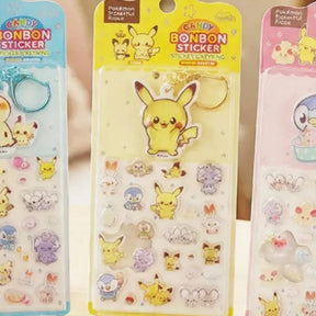 K-Wonderland Miscellaneous > Keychains Pokemon Pocket Peace Candy Bonbon Sticker and Keyring Set 8809955836786 8809955836786
