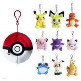 K-Wonderland Miscellaneous > Keychains Pokemon Poké Ball Plush Pouch + Random Keychain 8cm 8809644507300 F-507300