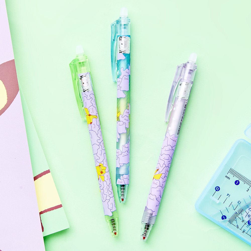 K-Wonderland Miscellaneous > Pens Pokémon Erasable Gel Pen (Ditto & Pikachu Design) 8802035132051 8802035132051