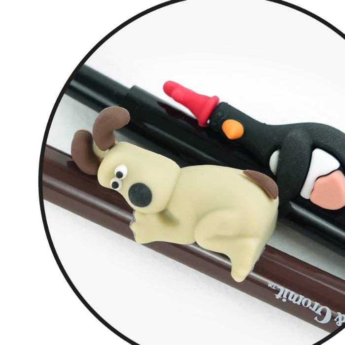 K-Wonderland Miscellaneous > Pens Wallace & Gromit Hug Pen – Gromit / Feathers McGraw 8809873688108 8809873688108