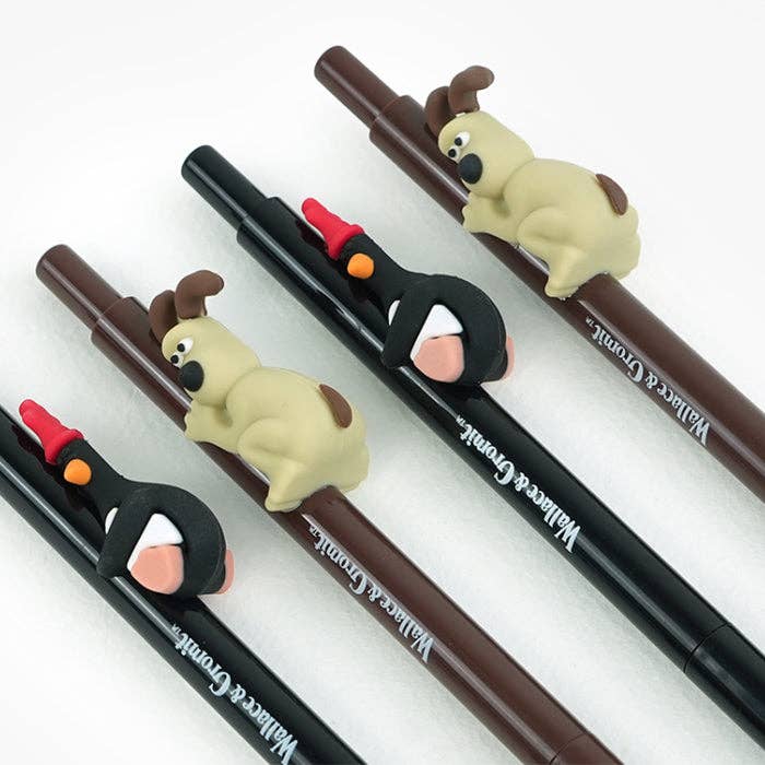 K-Wonderland Miscellaneous > Pens Wallace & Gromit Hug Pen – Gromit / Feathers McGraw 8809873688108 8809873688108