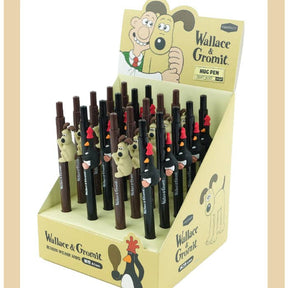 K-Wonderland Miscellaneous > Pens Wallace & Gromit Hug Pen – Gromit / Feathers McGraw 8809873688108 8809873688108