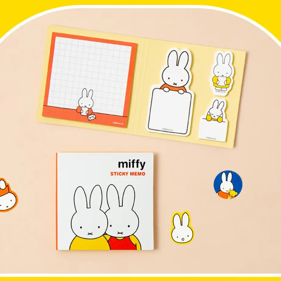 K-Wonderland Stationery Miffy Double-Layer Sticky Memo Pad 85100540